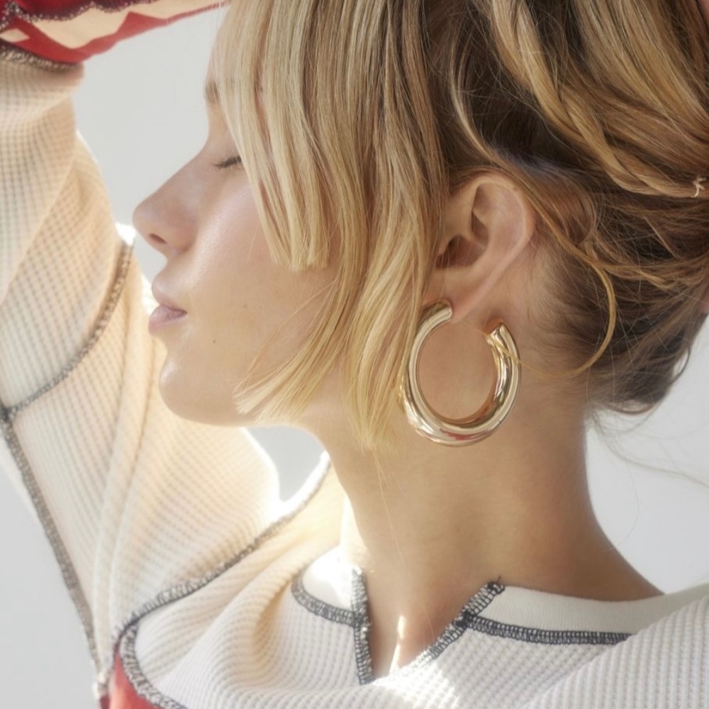 Oversized Hoop Earring | Urban Outfitters